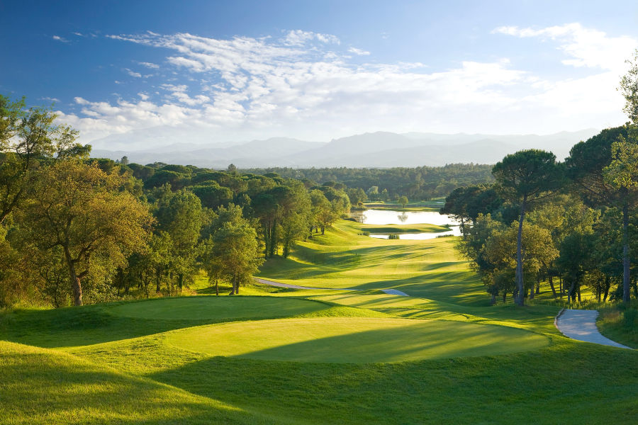 Golfplatz mit Aussicht