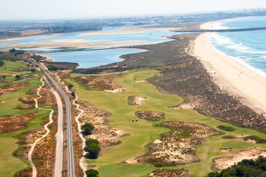 Golfplatz am Meer