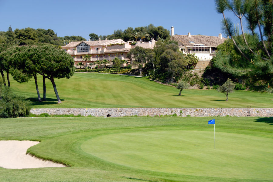 Golfplatz und Hotel