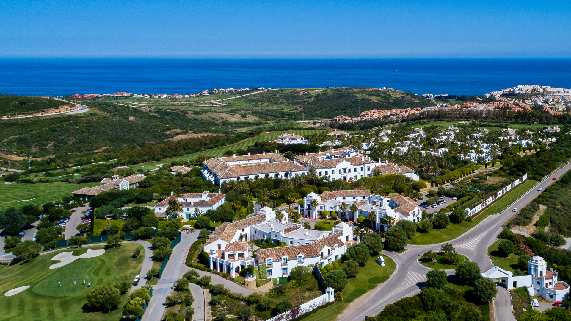 Finca Cortesin Golf Club - Luftaufnahme der Wohnanlage