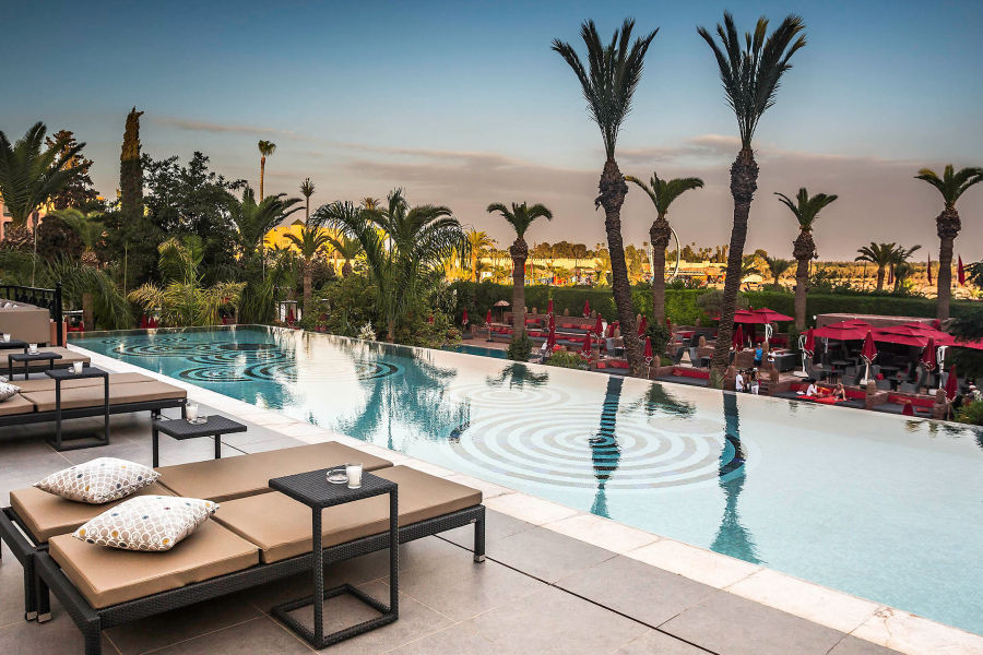 Sofitel Marrakech Lounge and Spa Pool mit Aussicht