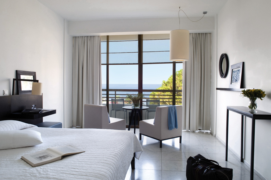 Doppelzimmer mit Veranda und Meerblick